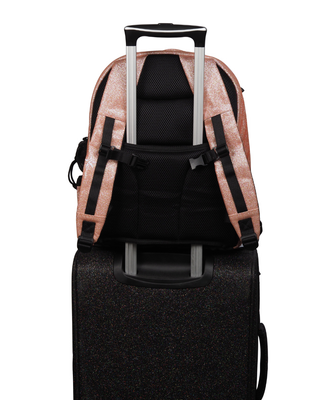Rose Gold Rebel Dream Bag Plus with White Zipper