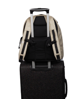 Champagne Rebel Dream Bag Plus with White Zipper