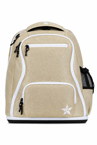 Champagne Rebel Dream Bag Plus with White Zipper