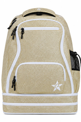 Champagne Rebel Dream Bag Plus with White Zipper