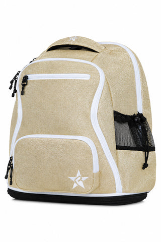 Champagne Rebel Dream Bag Plus with White Zipper
