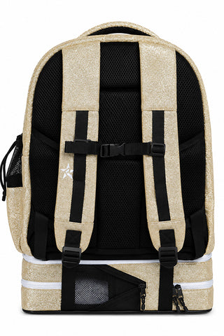 Champagne Rebel Dream Bag Plus with White Zipper