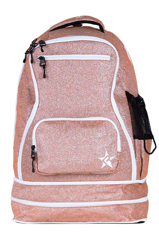 Rose Gold Rebel Dream Bag Plus with White Zipper