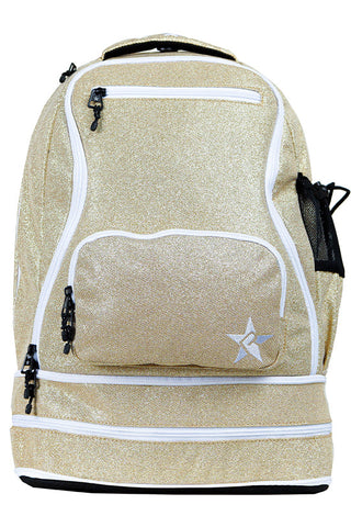 Champagne Rebel Dream Bag Plus with White Zipper