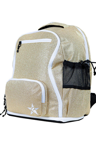 Champagne Rebel Dream Bag Plus with White Zipper