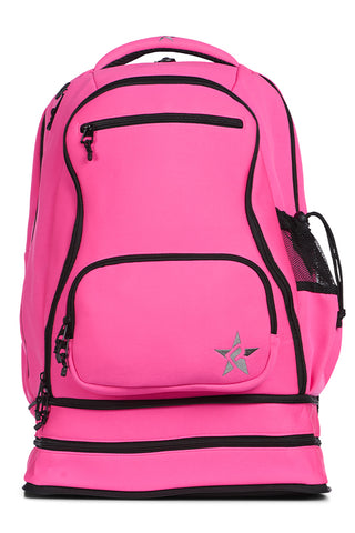 Neoprene in Fuchsia Rebel Dream Bag Plus with Black Zipper