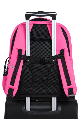 Neoprene in Fuchsia Rebel Dream Bag Plus with Black Zipper