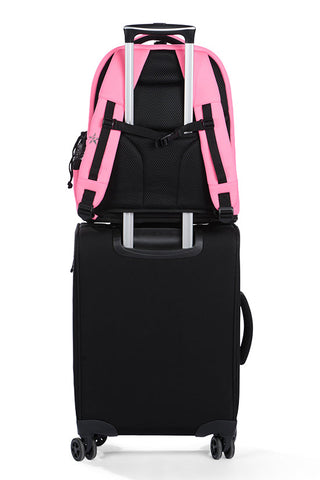 Neoprene in Pink Rebel Dream Bag Plus with Black Zipper