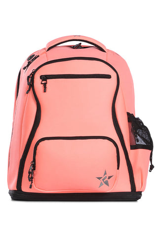 Neoprene in Coral Rebel Dream Bag Plus with Black Zipper