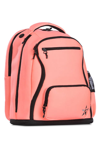Neoprene in Coral Rebel Dream Bag Plus with Black Zipper