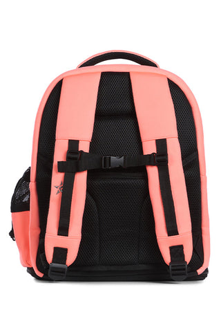 Neoprene in Coral Rebel Dream Bag Plus with Black Zipper