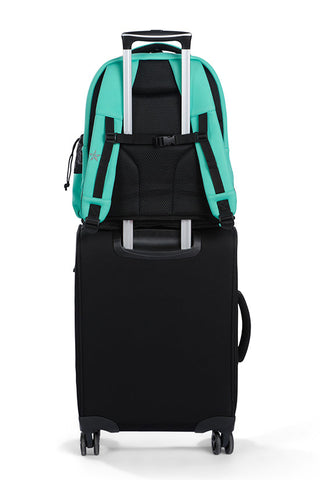 Neoprene in Teal Rebel Dream Bag Plus with Black Zipper