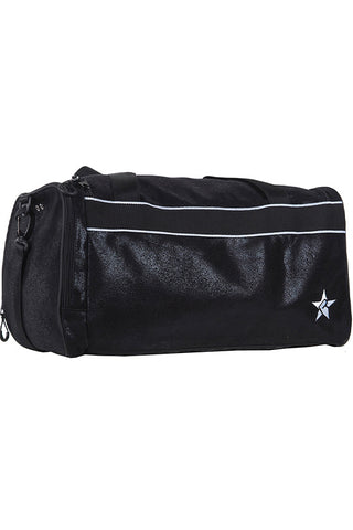 Faux Suede in Black Rebel Duffle Bag