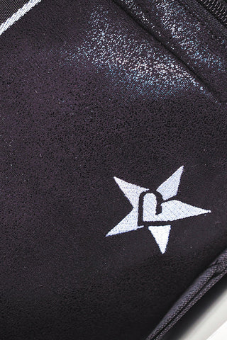 Faux Suede in Black Rebel Duffle Bag