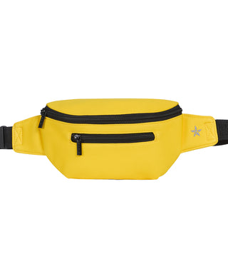 Neoprene in Yellow Adult Rebel Fanny Pack with Black Zipper