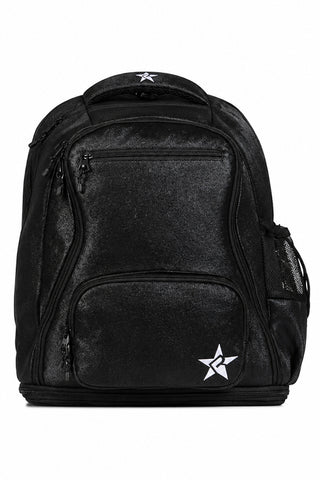 Faux Suede in Black Rebel Dream Bag Plus with Black Zipper