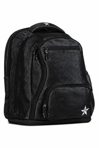 Faux Suede in Black Rebel Dream Bag Plus with Black Zipper