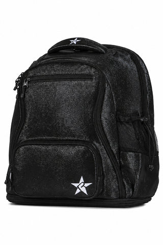 Faux Suede in Black Rebel Dream Bag Plus with Black Zipper