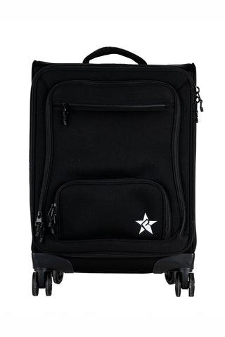 Neoprene in Black Rebel Dream Luggage with Black Zipper