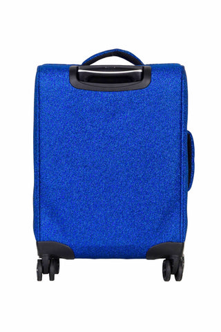 Royal Blue Rebel Dream Luggage with White Zipper