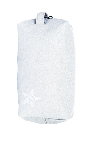 Opalescent Rebel Makeup Bag with White Zipper