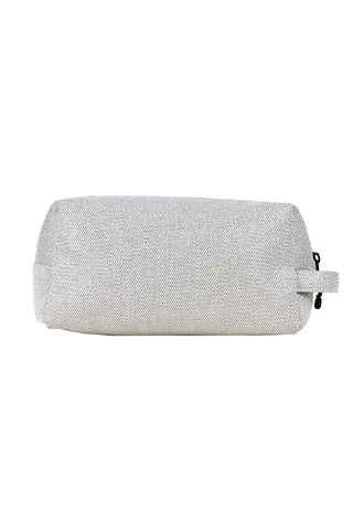 DiamondNet™ in Champagne Rebel Makeup Bag with White Zipper