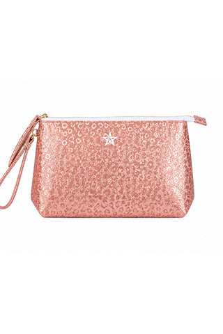 Leopard in Rose Gold Rebel Beauty Bag