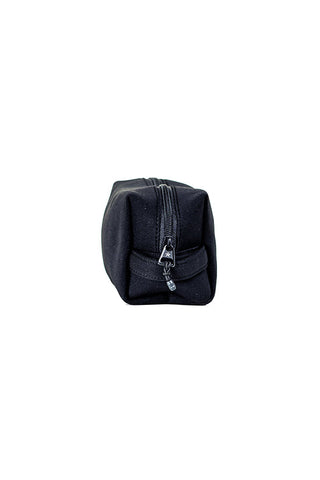 Neoprene in Black Rebel Makeup Bag with Black Zipper