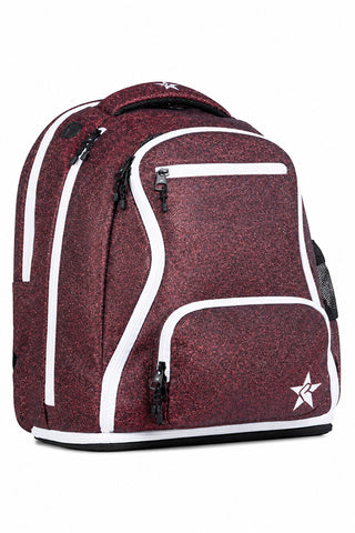 Maroon Rebel Dream Bag Plus With White Zipper