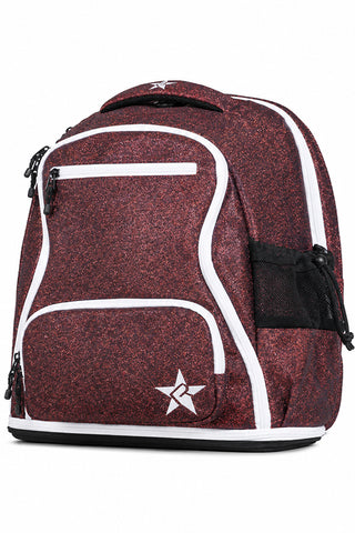 Maroon Rebel Dream Bag Plus With White Zipper