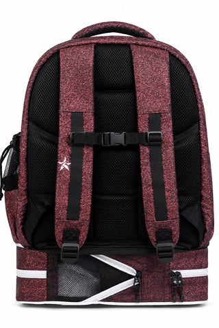 Maroon Rebel Dream Bag Plus With White Zipper